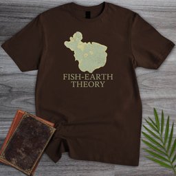 Fish Earth Theory T Shirt Gift For Nature Lover