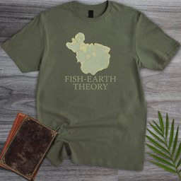 Fish Earth Theory T Shirt Gift For Nature Lover