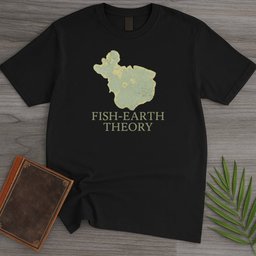 Fish Earth Theory T Shirt Gift For Nature Lover