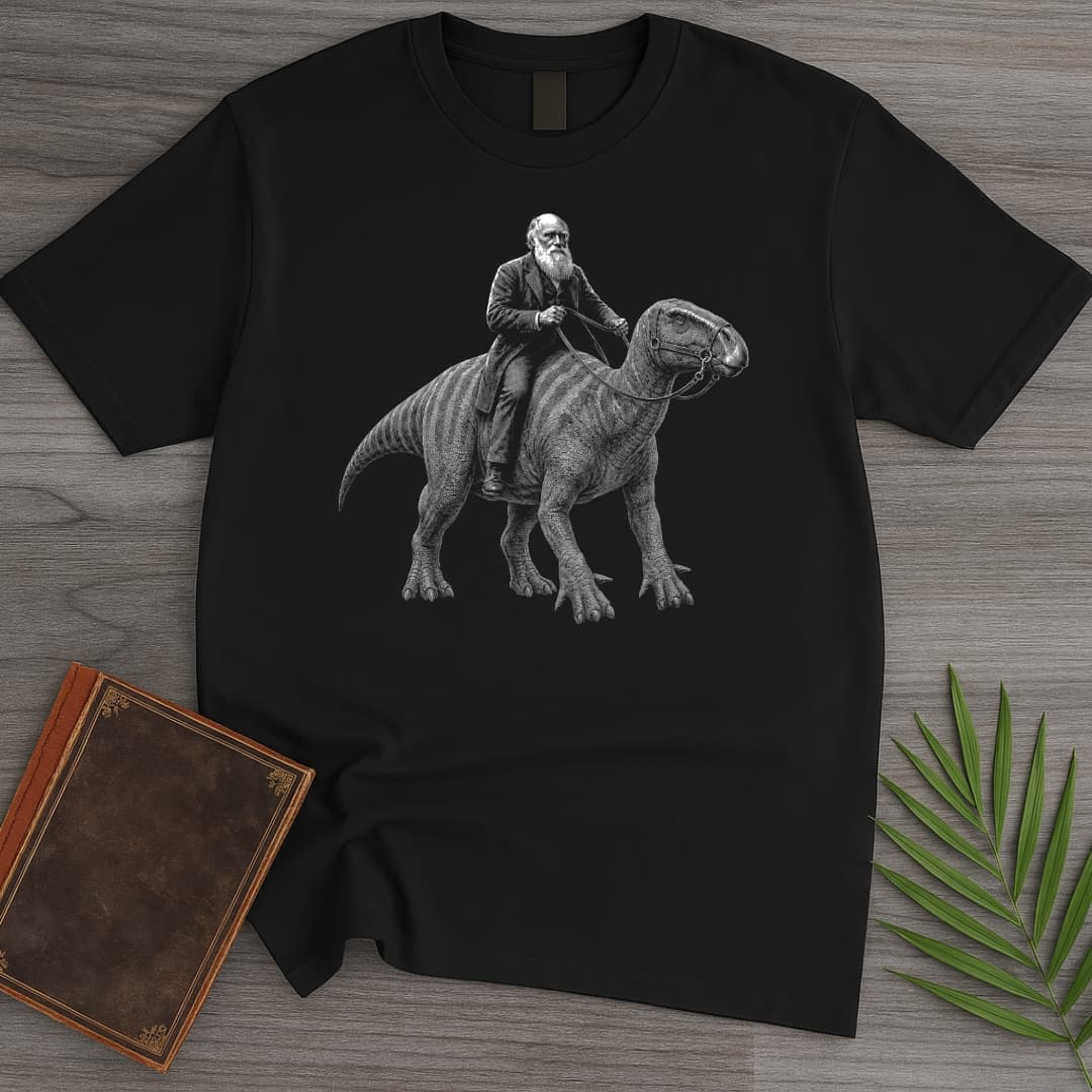 Darwinian Evolution Rider T Shirt Gift For Nature Lover