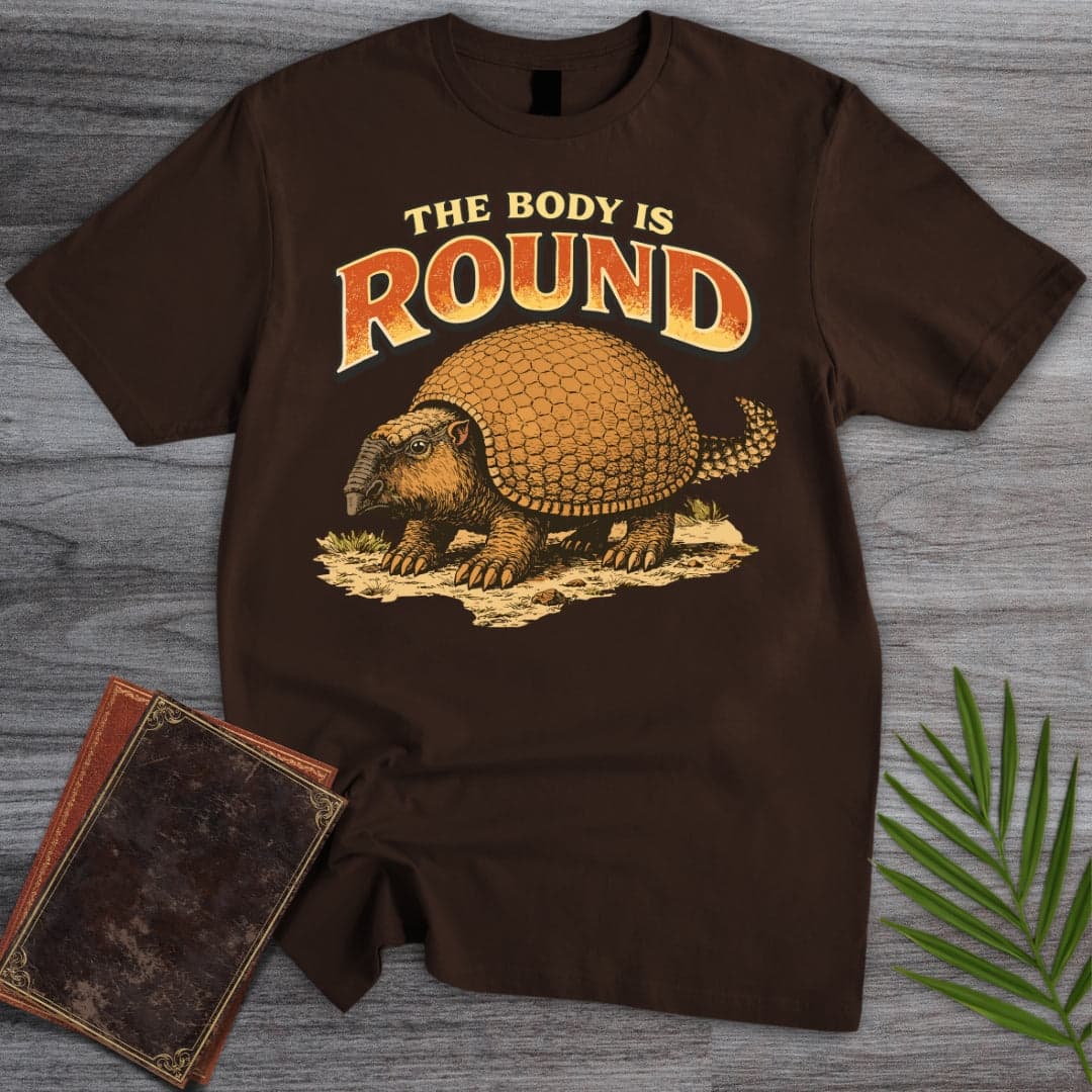 Glyptodon Round Body T Shirt Gift For Nature Lover