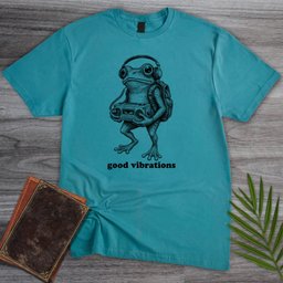 Good Vibrations Frog T Shirt Gift For Frog Lover
