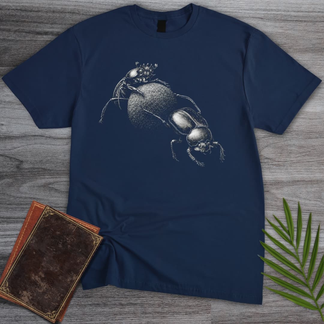 Dung Beetle Poop Pushers T Shirt Gift For Nature Lover