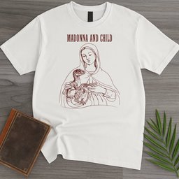 Madonna And Raptor T Shirt Gift For Nature Lover
