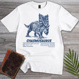 Herbivorous Beaked Chasmosaurus T Shirt Gift For Nature Lover
