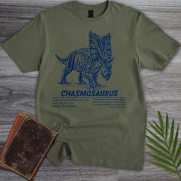 Herbivorous Beaked Chasmosaurus T Shirt Gift For Nature Lover