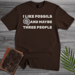 Fossils And Introverted T Shirt Gift For Nature Lover