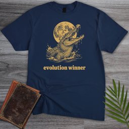 Evolution Winner Gator T Shirt Gift For Nature Lover
