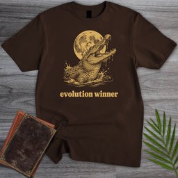 Evolution Winner Gator T Shirt Gift For Nature Lover