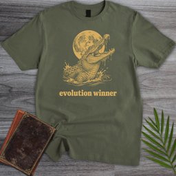 Evolution Winner Gator T Shirt Gift For Nature Lover
