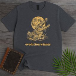Evolution Winner Gator T Shirt Gift For Nature Lover