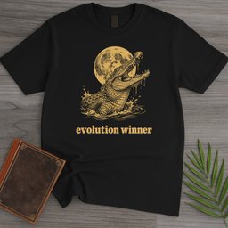 Evolution Winner Gator T Shirt Gift For Nature Lover