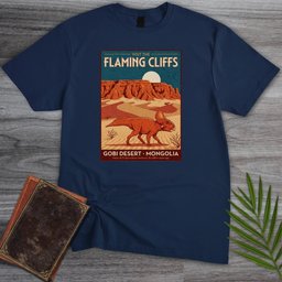 Flaming Cliffs Protoceratops T Shirt Gift For Nature Lover