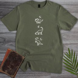 Herbivorous Dinosaur Moon T-Shirt