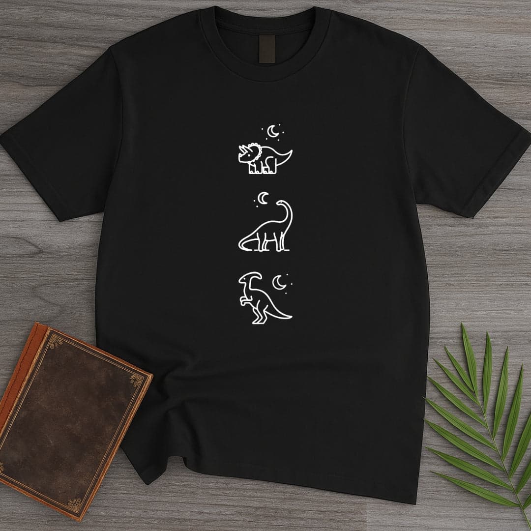 Herbivorous Dinosaur Moon T-Shirt