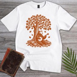 Fall Banjo Bear T Shirt Gift For Nature Lover