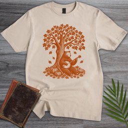 Fall Banjo Bear T Shirt Gift For Nature Lover