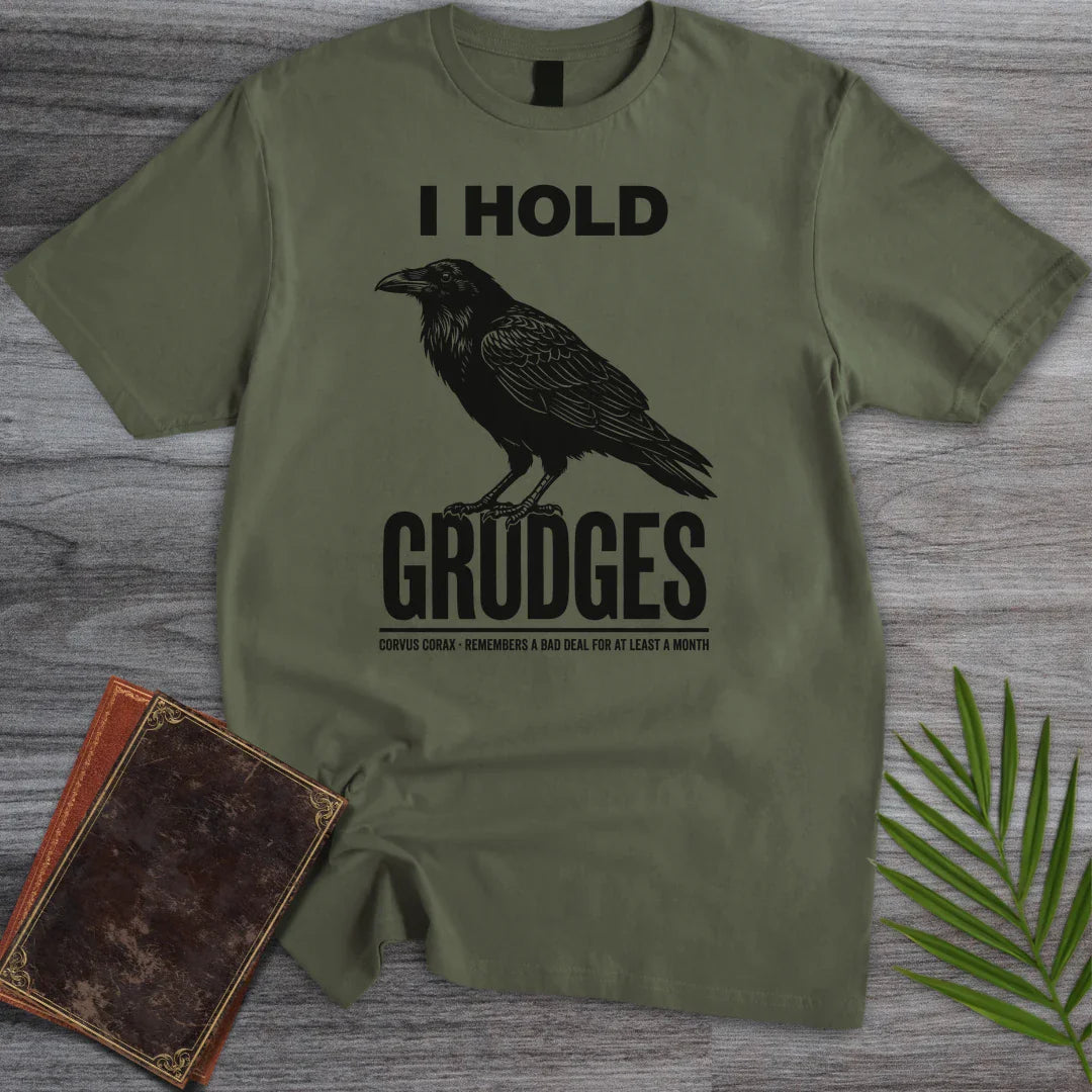 Grudge Holder Raven T Shirt Gift For Nature Lover
