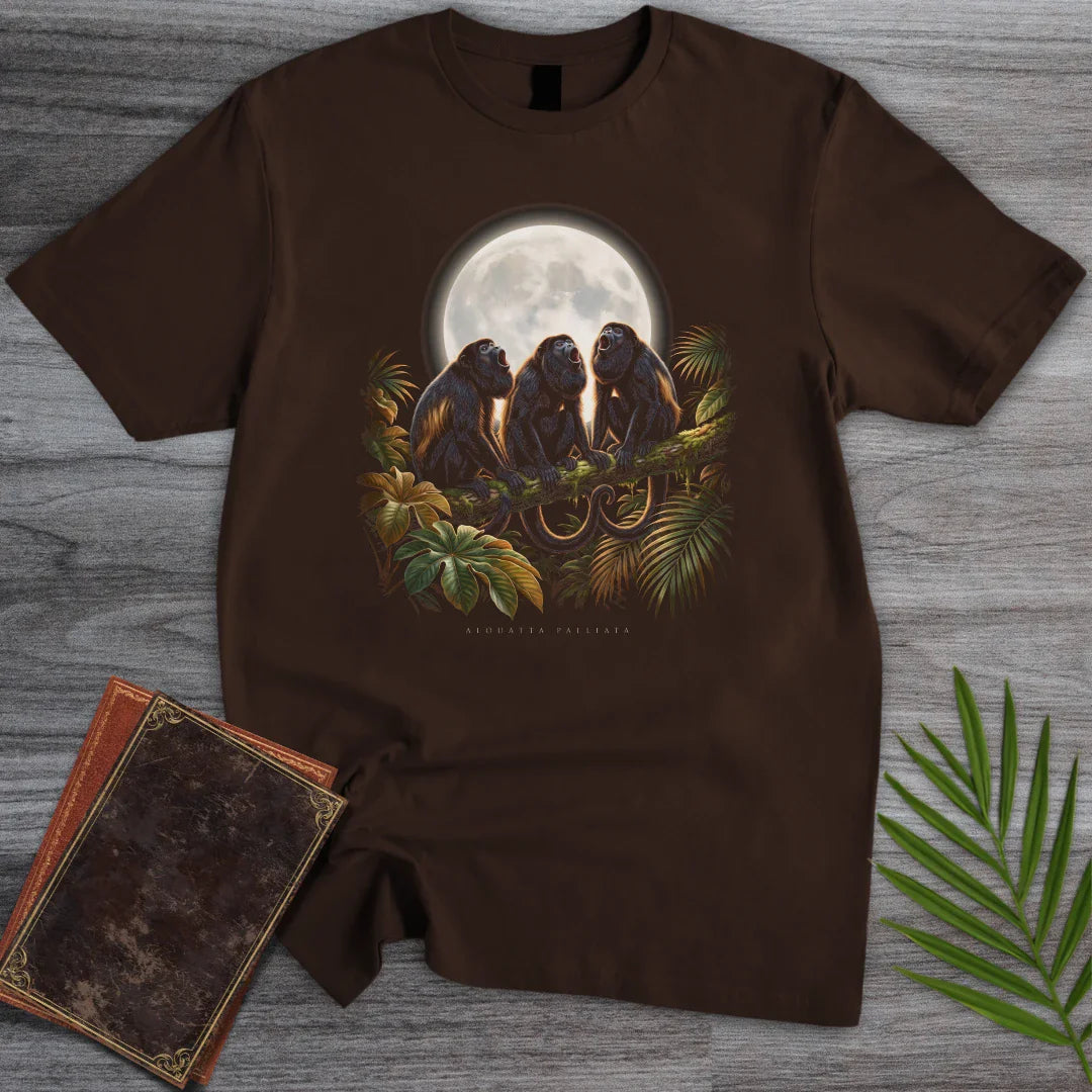 Howler Moon Chorus T Shirt Gift For Nature Lover