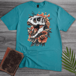 Floral Fossil Fury T Shirt Gift For Nature Lover