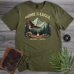 Home Of The Eagle T Shirt Ecological Conservation Gift For Nature Lover
