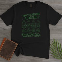Fossil Recipe Triceratops T Shirt Gift For Dinosaur Lover