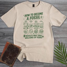 Fossil Recipe Triceratops T Shirt Gift For Dinosaur Lover