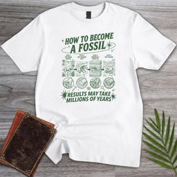 Fossil Recipe Triceratops T Shirt Gift For Dinosaur Lover