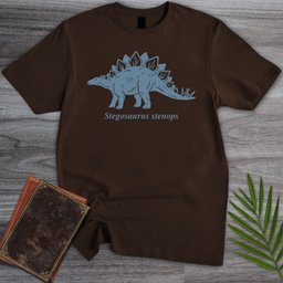 Dusty Blue Stegosaurus T-Shirt