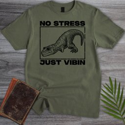 Distressed And No Stress T Shirt Gift For Nature Lover