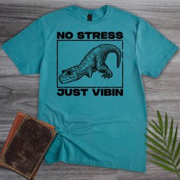 Distressed And No Stress T Shirt Gift For Nature Lover