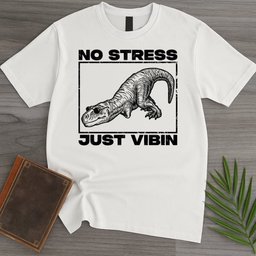 Distressed And No Stress T Shirt Gift For Nature Lover