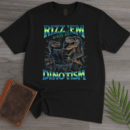 Dinotism Raptor Rizz T Shirt Gift For Nature Lover
