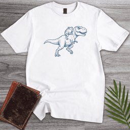 Fearless Frog Tyrannosaur T Shirt Gift For Frog Lover