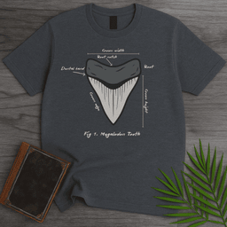 Figure 1 Megalodon Tooth T Shirt Gift For Nature Lover