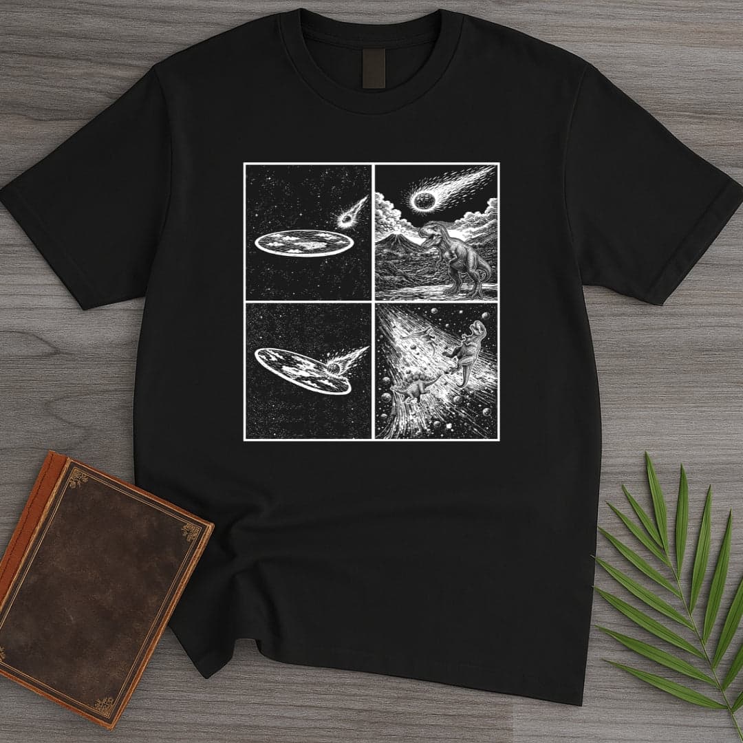Flat Earth Extinction T Shirt Gift For Nature Lover