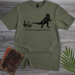 Duck Duck Giganotosaurus T Shirt Gift For Duck Lover