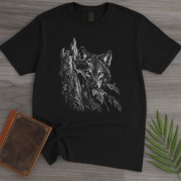 Hunting Wolf T Shirt Gift For Nature Lover