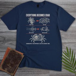 Everything Becomes Crab T Shirt Gift For Nature Lover
