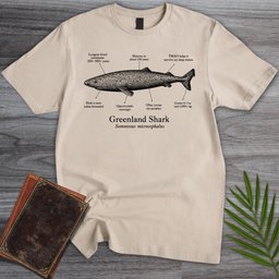 Greenland Shark T Shirt Gift For Nature Lover