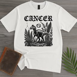 Horoscope Maiasaura Cancer T Shirt Gift For Nature Lover