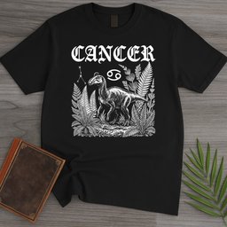 Horoscope Maiasaura Cancer T Shirt Gift For Nature Lover