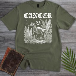 Horoscope Maiasaura Cancer T Shirt Gift For Nature Lover