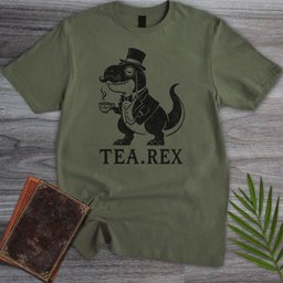 Gentleman Tea Rex T Shirt Gift For Nature Lover