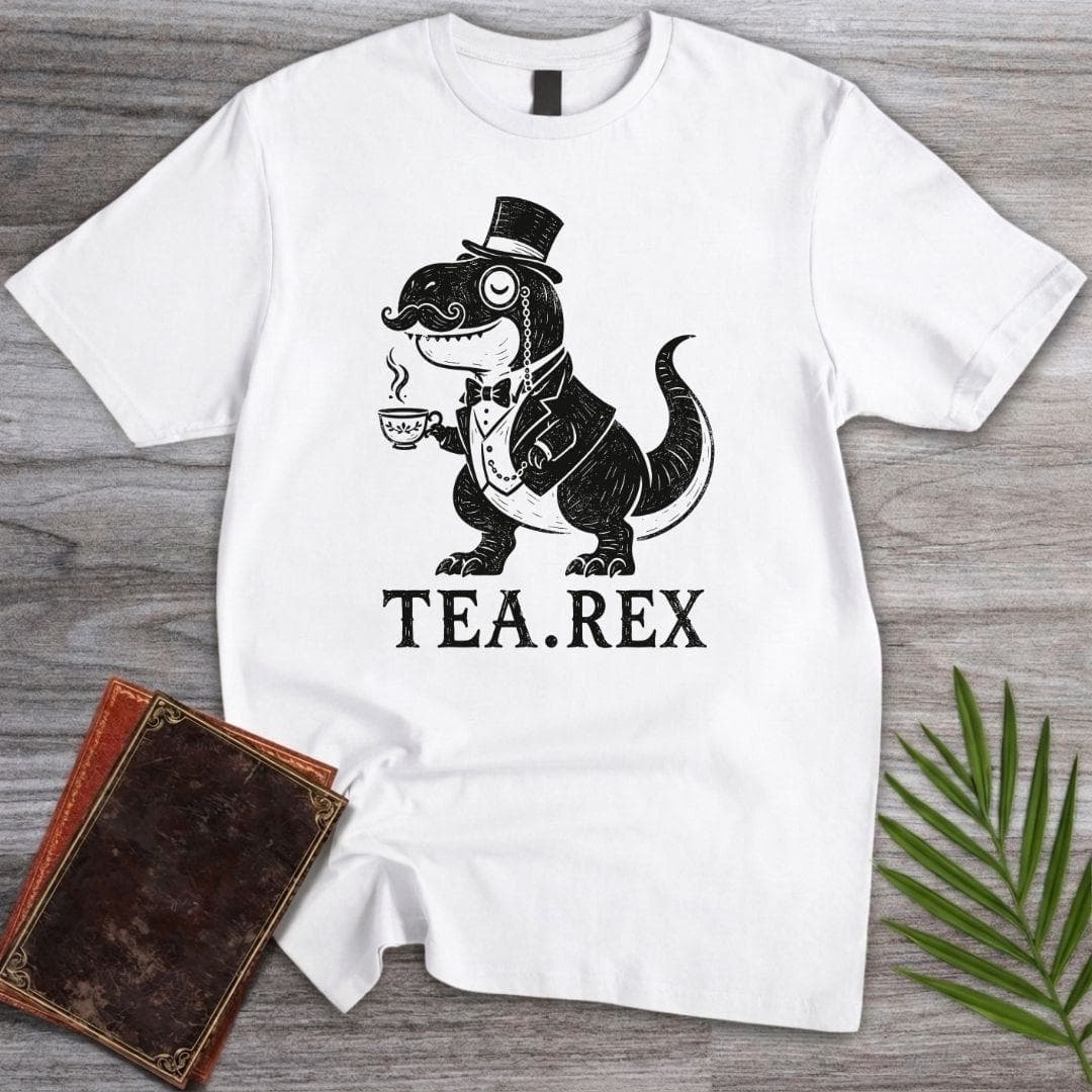 Gentleman Tea Rex T Shirt Gift For Nature Lover