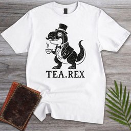 Gentleman Tea Rex T Shirt Gift For Nature Lover