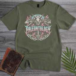Gothic Vintage Paleontology T Shirt Gift For Dinosaur Lover