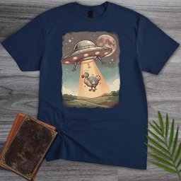 Dodo Ufo Abduction T Shirt Gift For Nature Lover