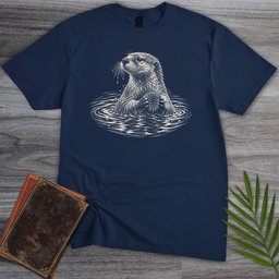 Hungry Otter T Shirt Gift For Nature Lover