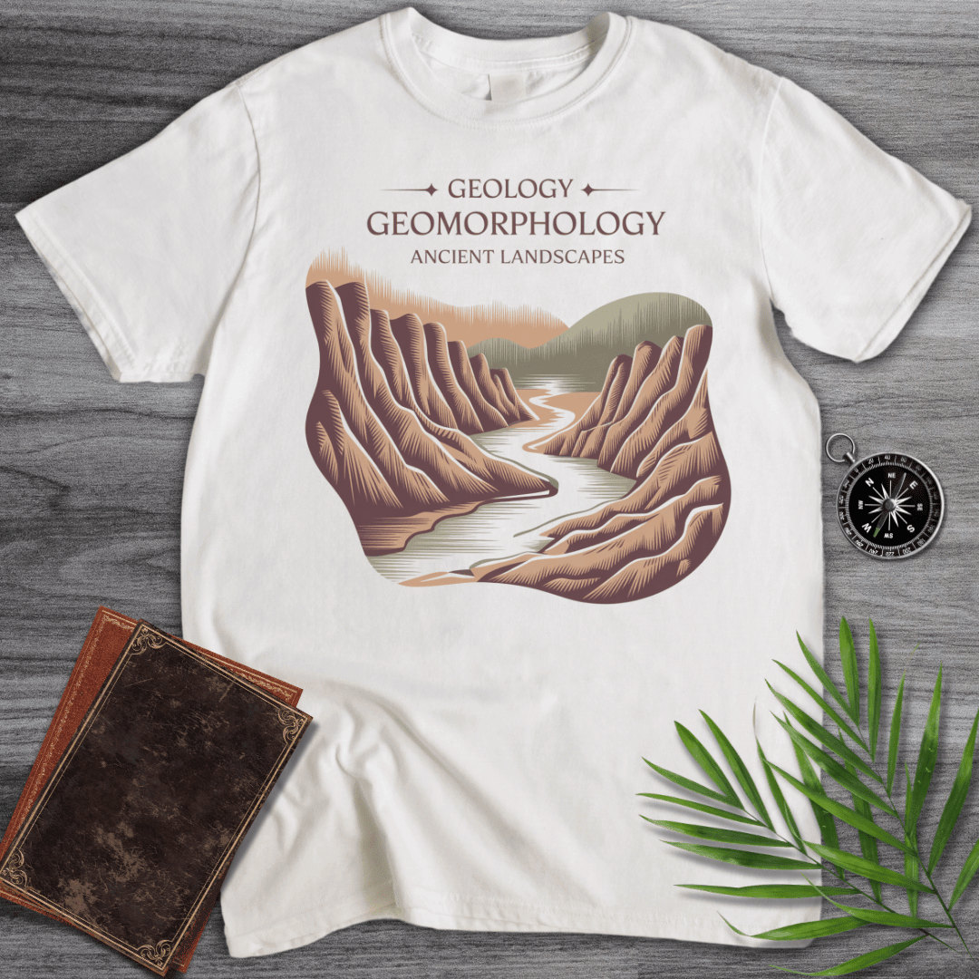 Geology Geomorphology Ancient Landscapes T Shirt Gift For Nature Lover